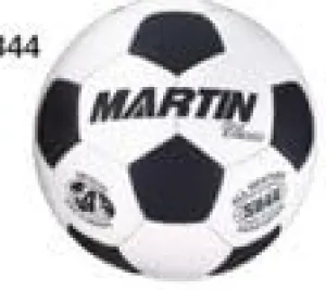 Martin Sports Classic Soccer Ball Black/White Size 5 Official