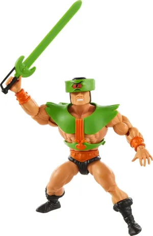Mattel Masters of the Universe Origins Action Figure & Accessories Set, Tri-Klops 5.5-inch Collectible Toy with Posable Joints & Mini-Comic