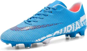 Maylrvjv Men's Women's Soccer Cleats Football Shoes Lightweight Breathable Outdoor Indoor Training Athletic Shoes