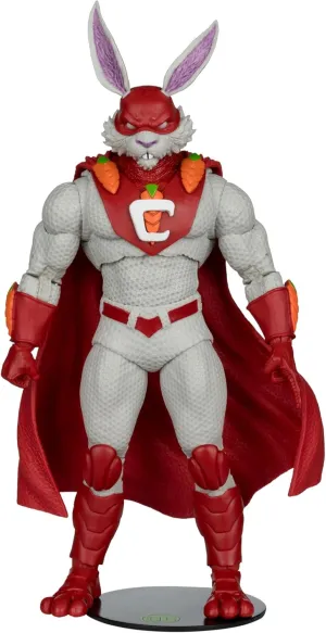 McFarlane Toys - DC Multiverse Captain Carrot (Justice League Incarnate), Glow in The Dark Edition, 7in Action Figure, Gold Label, Amazon Exclusive
