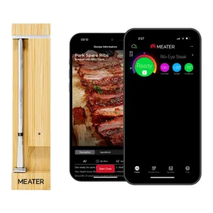 MEATER Pro (Formerly Known as 2 Plus): Smart Bluetooth Wireless Meat Thermometer Digital | 1000°F Heat Resistance | Long Range | Certified Accuracy | BBQ, Oven, Grill, Smoker, Air Fryer, Deep Fryer