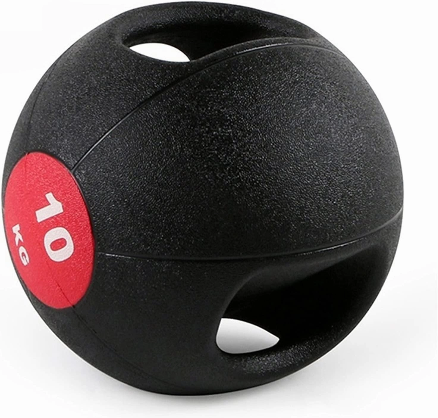 Medicine Ball Medicine Ball, Elastic Ball with Handle, Gravity Ball, Waist and Abdomen Balance Ball, with Anti-Leakage Nozzle, 3KG/4KG/5KG/6KG/7KG/8KG/9KG/10KG (Size : 10kg/22lb)