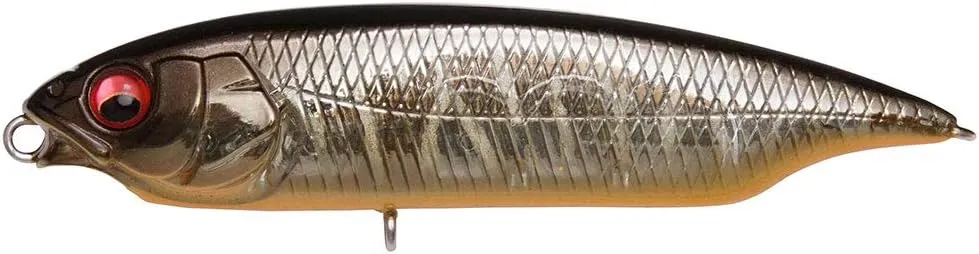 Megabass KARASHI MG Trainkuro 2.3" Slow Sinking Worm 3/16oz #10 Tinsel Hook x1 Bass Lure