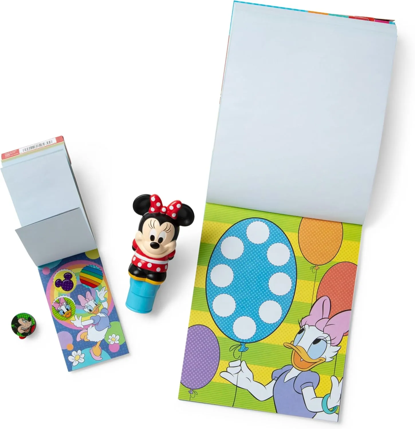 Melissa & Doug Sticker Wow!™ Disney Minnie Mouse Bundle: 24-Page Activity Pad, Stamper, 500 Stickers, Mini Pad, Arts and Crafts Fidget Toy Collectible Character