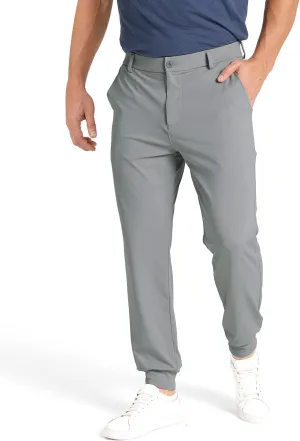 Men's Golf Joggers Pants with 5 Pockets Stretch Fit Work Dress Athletic Jogger Sweatpants for Running Gym