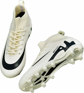 Mens High-Top Soccer Cleats Womens Turf Football Shoes Boys Girls Lightweight Youth Professional Indoor Outdoor AG Black Purple Pink