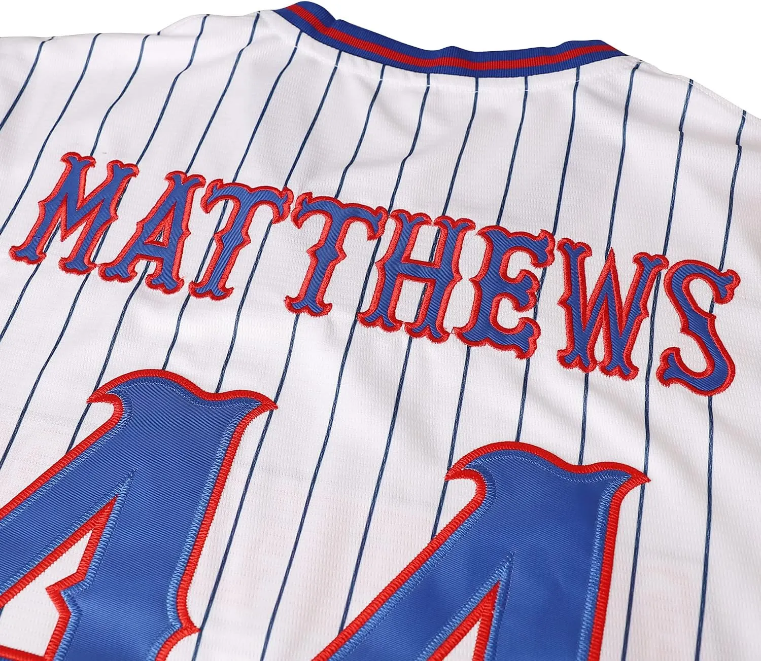 MESOSPERO Benchwarmers Jersey 32 Howie Goodman Reedy Richie Goodman Matthews Stitched Men's Pinstriped Baseball Jersey