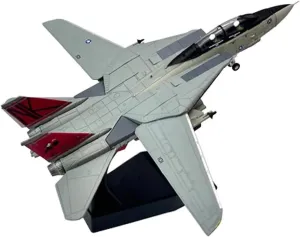 Metal Aircraft Model 1/100 Scale for Grumman F14 Tomcat Fighter Diecast Metal Airplane Plane Model with Stand Aviation Enthusiasts(Style I)