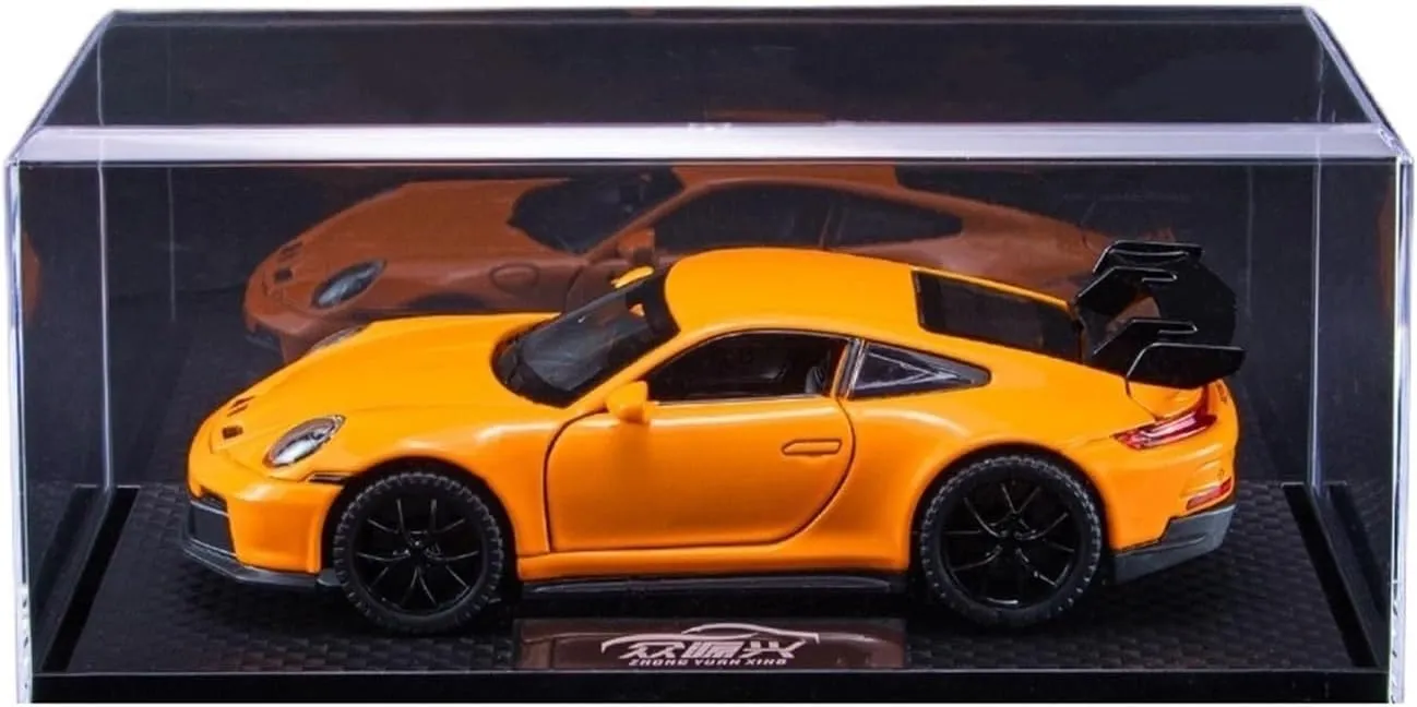 Metal Die Cast Toy Cars 1:32 for Porsche 911 Alloy with Sound and Light Pull Back Vehicle Party Suitable for Adult Collection Model Car for Home Or Office Décor(Red)