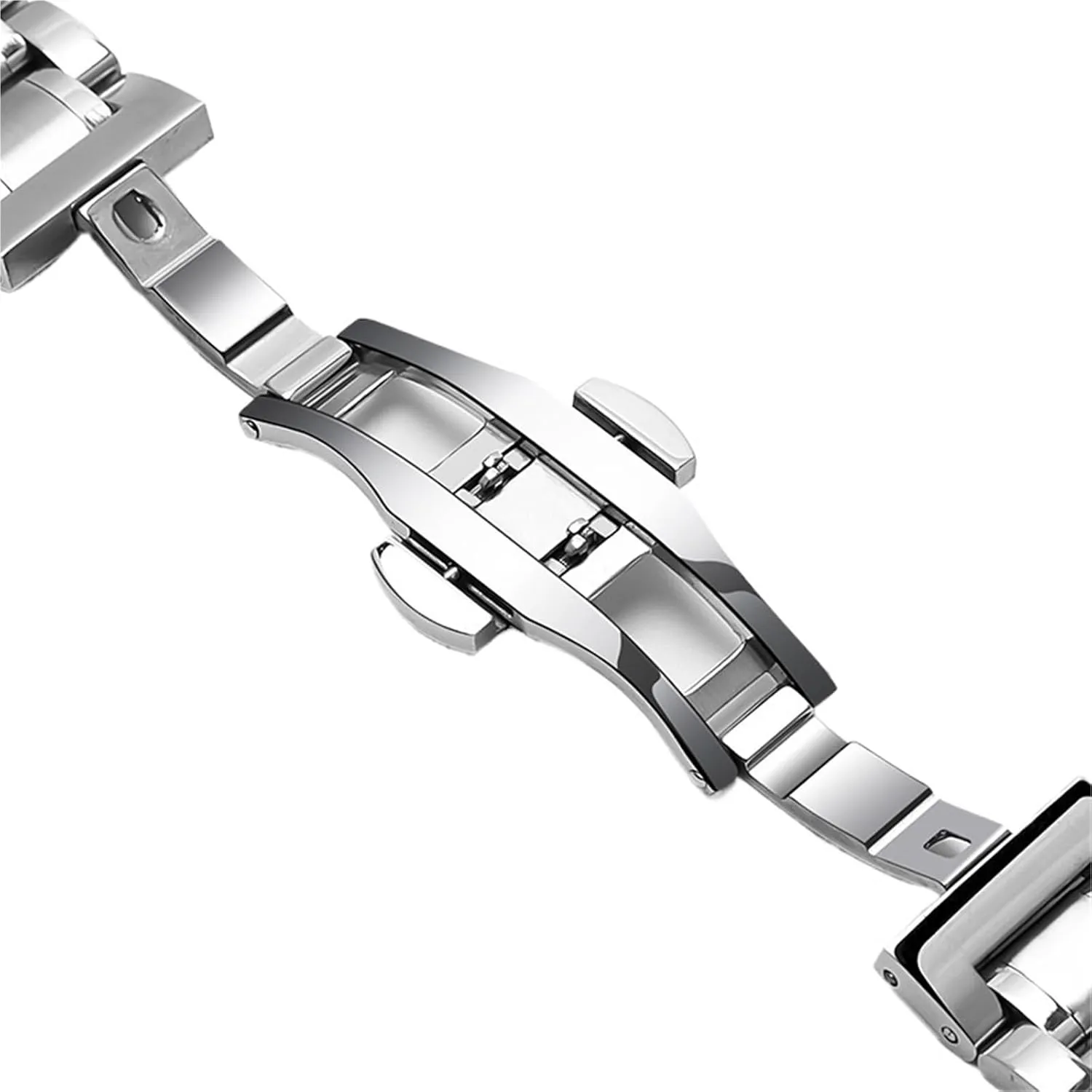 Metal Stainless Steel Strap 18mm 20mm Replacement Wristband Suitable for Smart Watch Quartz Watch Men's Women's Watch Accessories