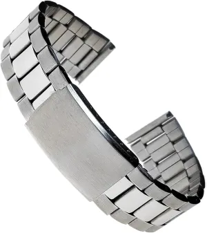Metal Strap Stainless Steel Strap 12mm 14mm 16mm 18mm 20mm 22mm 24mm Universal Wristband Women Men Replacement Bracelet Folding Clasp