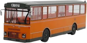 Metal Vehicles Toys 1:43 for Fiat 418 A/C 1972 Bus Scale Alloy Car Model Static Collectible Toy Desktop Decoration Home Or Office Décor
