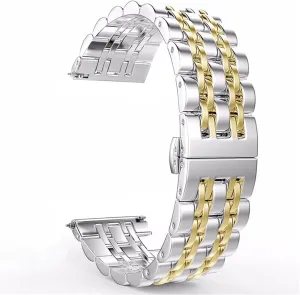 Metal Watch Band Quick Release Wristband Stainless Steel 22mm 20mm Universal Wristband Men Women Smart Watch Quartz Watch Accessories