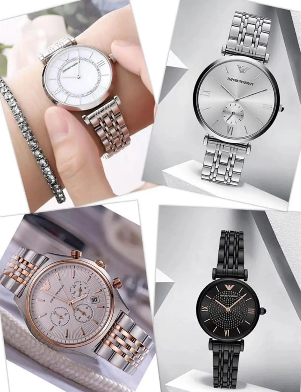 Metal Watch Band Stainless Steel Watch Strap With Weight 12mm 14mm 16mm 18mm 19mm 20mm 21mm 22mm 24mm Bracelet band Replacement Band for Men and Women
