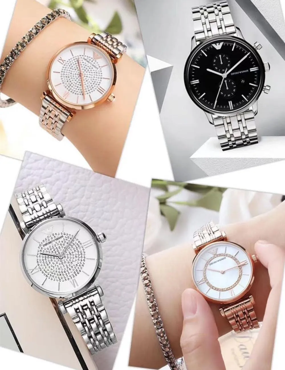 Metal Watch Band Stainless Steel Watch Strap With Weight 12mm 14mm 16mm 18mm 19mm 20mm 21mm 22mm 24mm Bracelet band Replacement Band for Men and Women