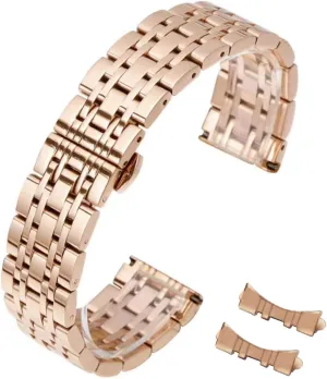 Metal Watch Band Stainless Steel Watch Strap With Weight 12mm 14mm 16mm 18mm 19mm 20mm 21mm 22mm 24mm Bracelet band Replacement Band for Men and Women