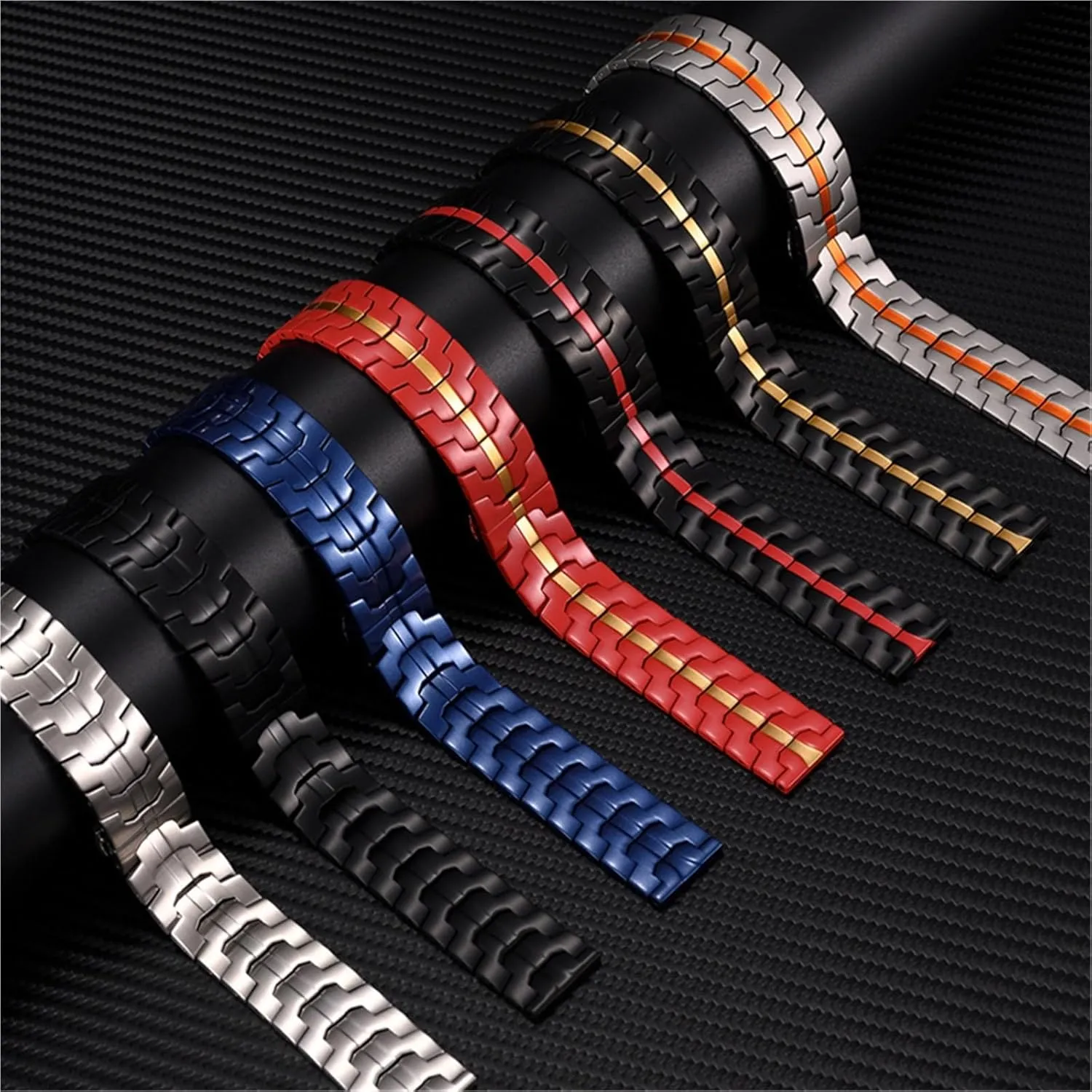 Metal Watch Strap Quick Release Watch Bands For Men Women 22mm Replacement Band