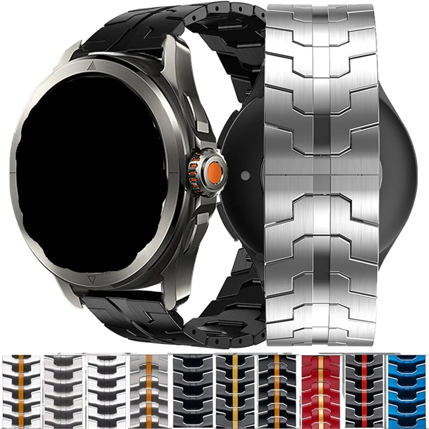 Metal Watch Strap Quick Release Watch Bands For Men Women 22mm Replacement Band