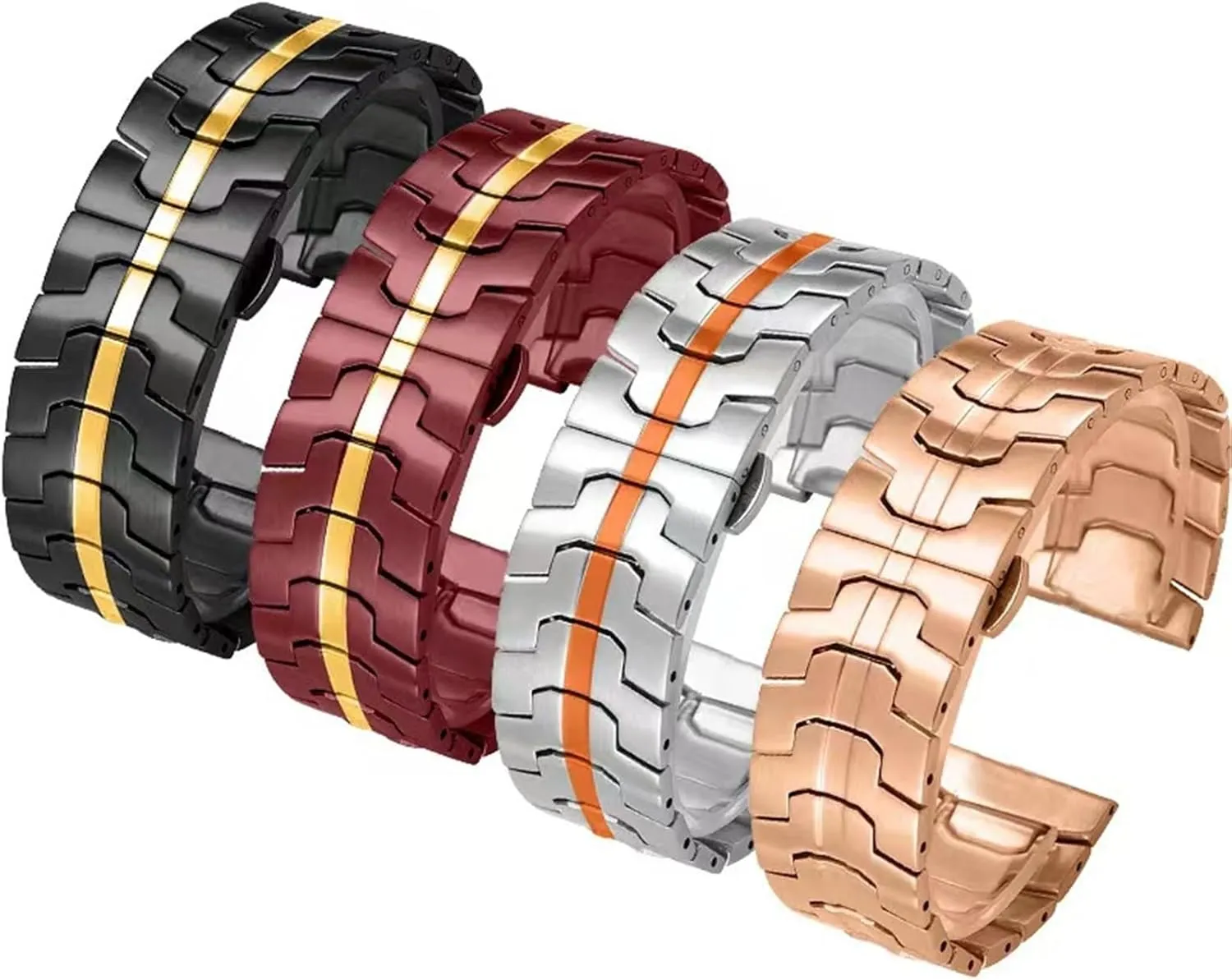 Metal Watch Strap Quick Release Watch Bands For Men Women 22mm Replacement Band