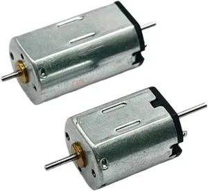 Micro Mini 10mm*12mm N30 N20 Dual Shaft Motor DC 6V-12V High Speed Double Axis Large Torque DIY Toy Car Rail Train Model Engine(N20 12V 20000RPM)