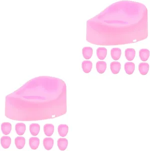 Milisten 30pcs Miniature Toilet Dollhouse Decor Accessories Doll Potty Furniture for Playtime for Decorations Family Bonding Mini Craft Decors for Doll Houses