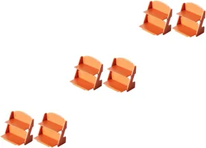 Milisten 4sets Mini House Double Tier Flower Stand Rack Dollhouse Shelf Model for Plant Display Material for Scale Miniature Furniture Doll House Decor 2pcs*4