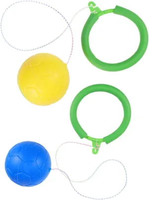 Milisten Jumping Ring Bouncy Balls for One Legged Jumping for Indoor Promotes Health Coordination Random Colors