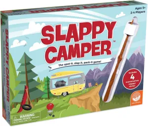 MindWare Slappy Camper Strategy Game - Think Fast and Fill Your Camper – for 2-4 Players – Ages 5 and Up