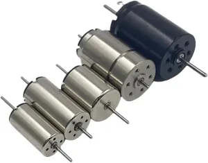Mini 8mm/10mm/12mm/15mm/17mm Coreless Motor DC6V~12V High Speed Electric Engine Dual 1mm/1.5mm Shaft for Car Railway Train Model(1020 13000rpm)