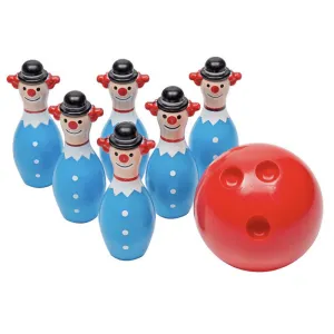 Mini Clown Bowling Set (Set includes 6 clowns & 1 ball)