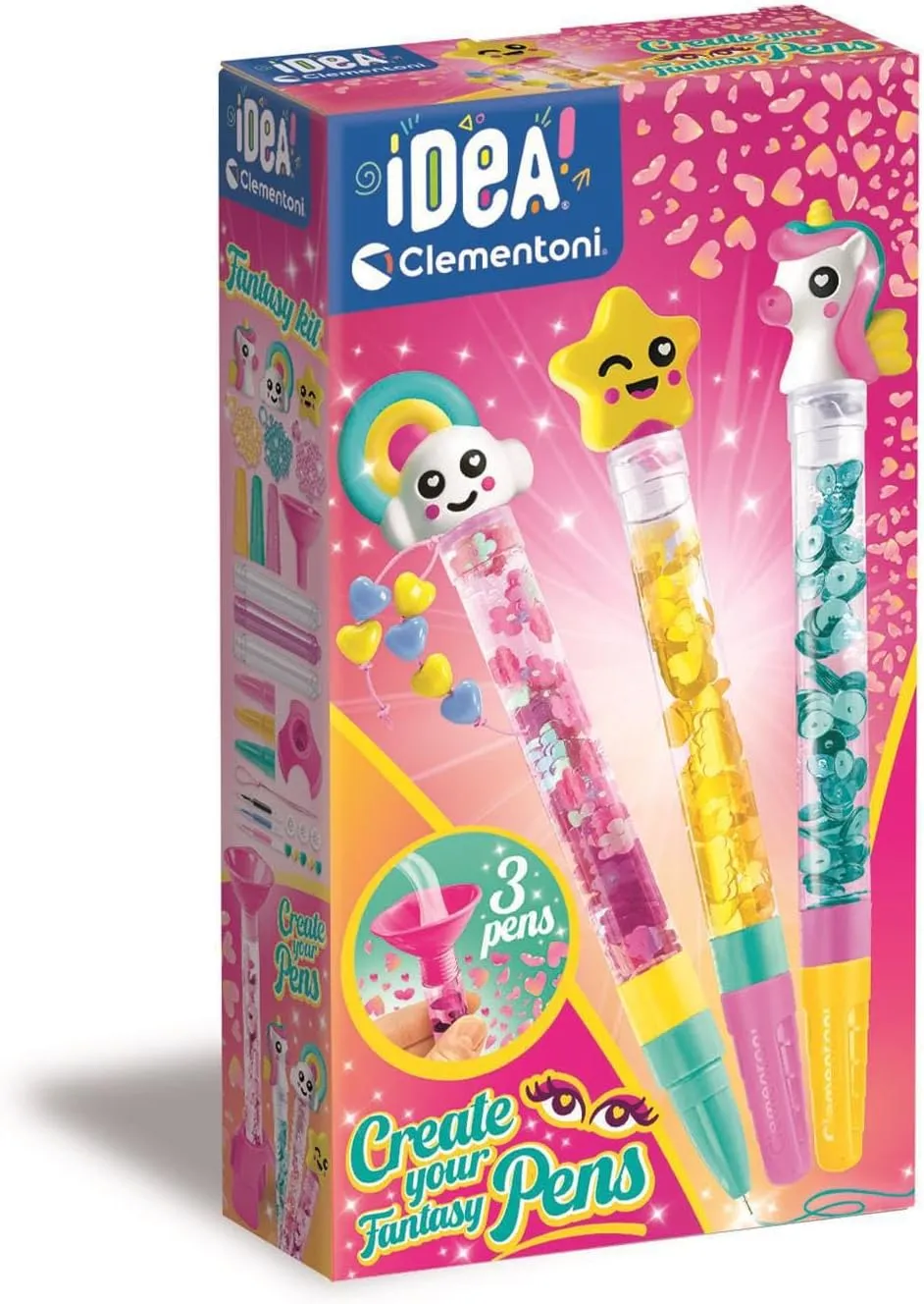 Mini Factory Fancy Pens Clementoni Set Creative