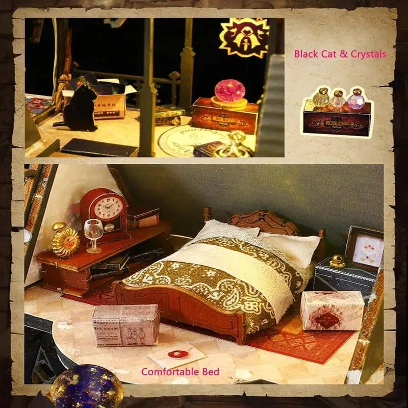 Mini Handmade  Dollhouse|Luna's Magical Abode