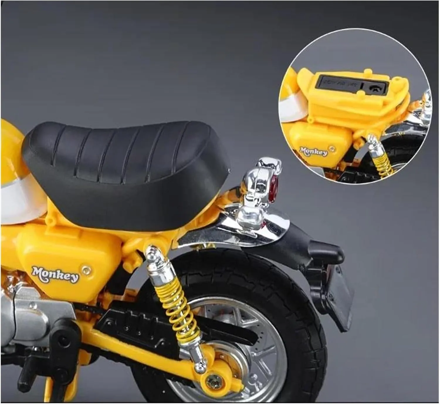 Mini Simulation Motorcycle Toys 1:12 for Honda CBR 1000RR-R Fireblade Replica Motorcycle Model Souvenir Collection Gift Toys Adult for Boys(Yellow)
