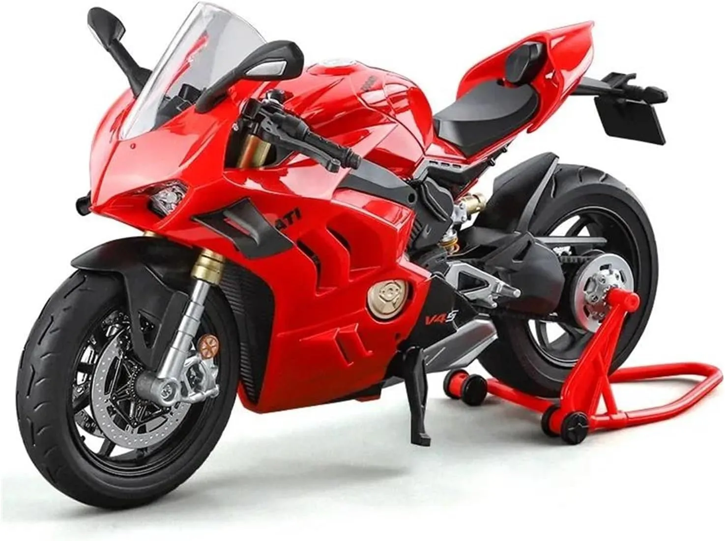 Mini Simulation Motorcycle Toys 1:9 for Ducati V4S Panigale Alloy Die-Casting Motorcycle Model Toy Car Collection Adult for Boys