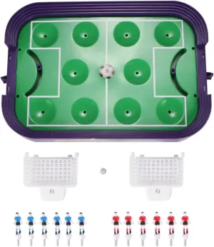 Mini Table Soccer Set Plastic Desktop Football Field Model Family Interactive Toys, Desktop Soccer Field Model