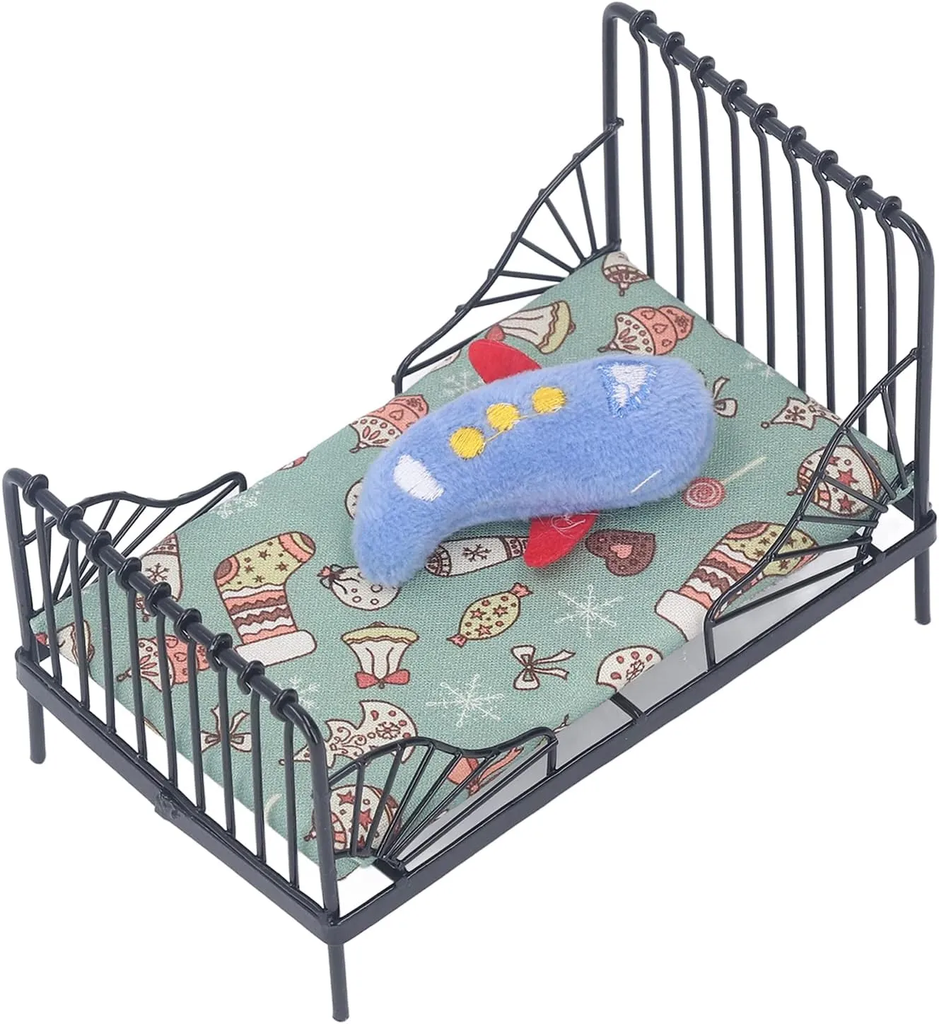 Miniature Bedroom Furniture Miniature Bed 1:12 Pillow for Doll House (Type B)