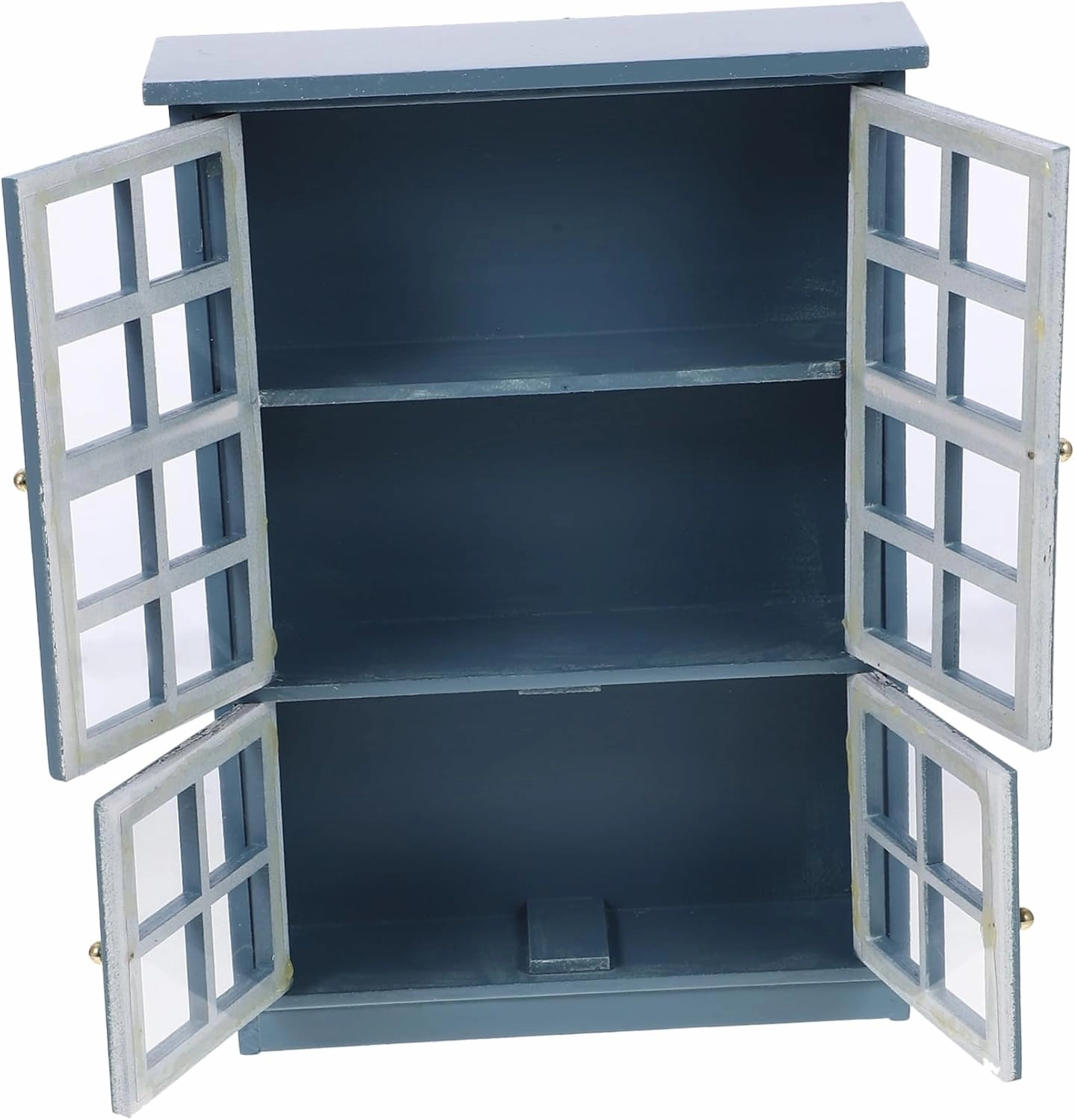 Miniature Wooden Dollhouse Cabinet Model Small Storage Furniture for Kitchen Decor and Natural Design