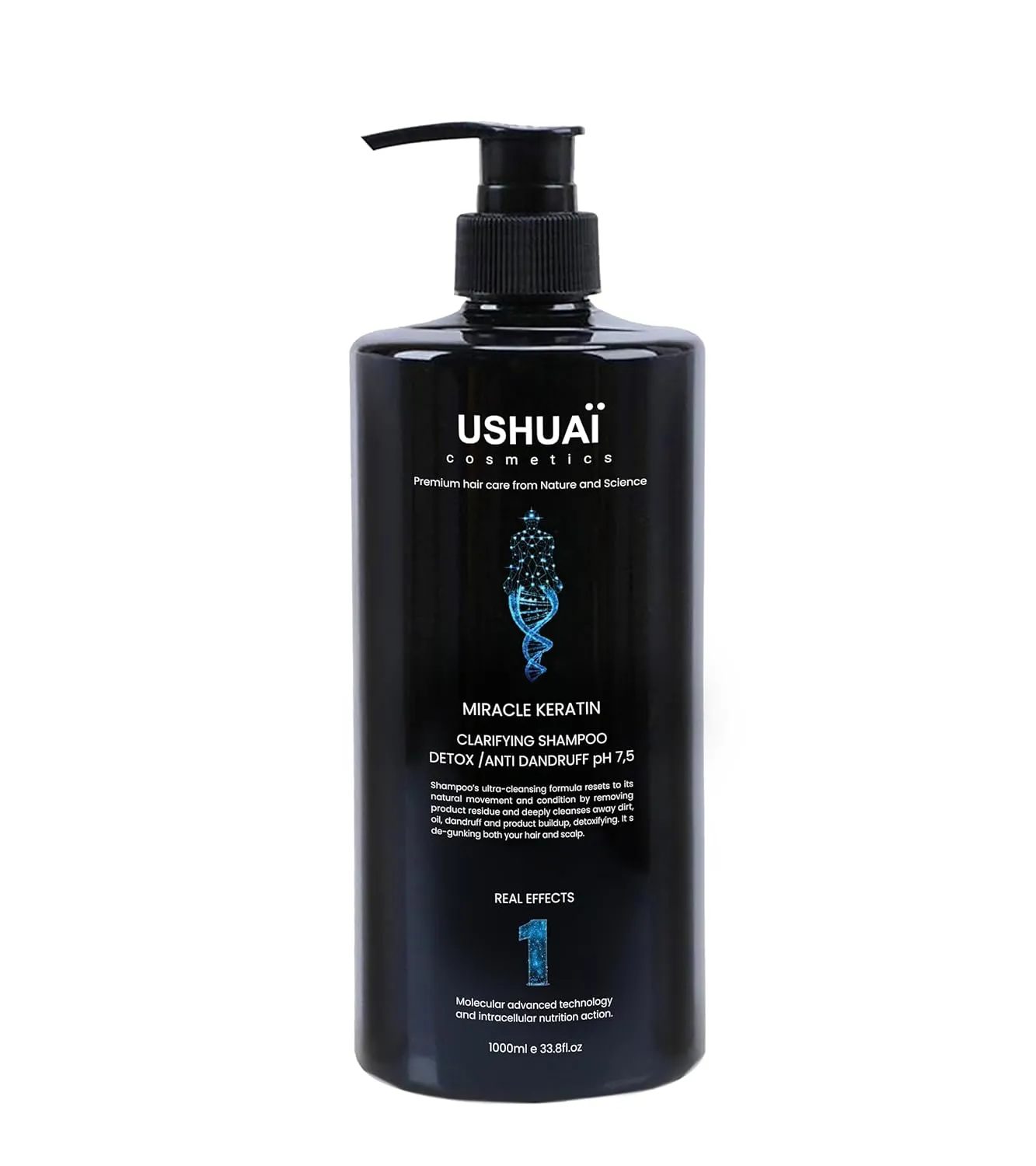 MIRACLE KERATIN CLARIFYING SHAMPOO (1000 ml), Black