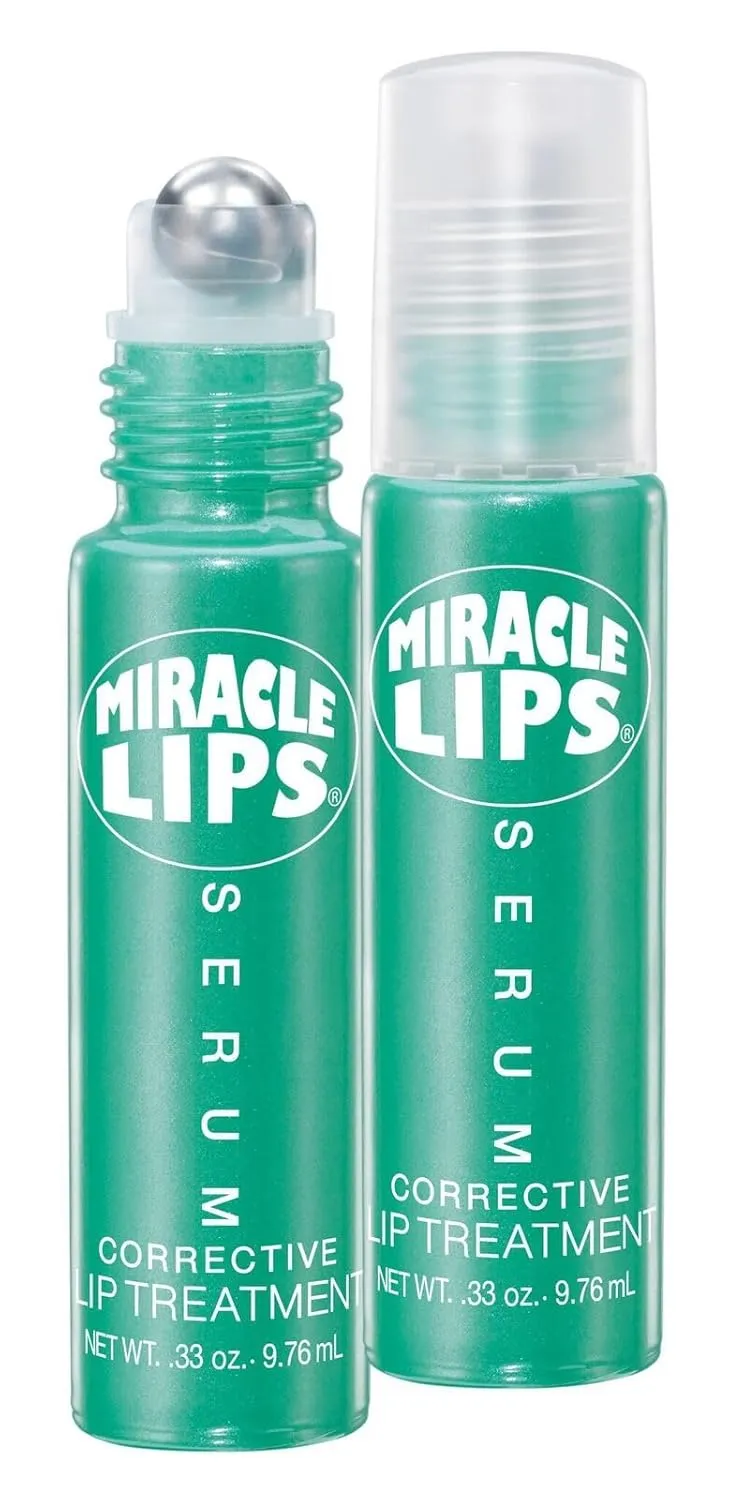 MIracle Lips Anti-Aging Serum & Corrective Lip Action, Beauty Maintenance formula in glass vial, 0.33 oz