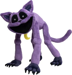 Monster CatNap Plush Toy with Posable Arms, Legs & Tail - Official, Purple