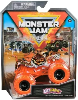 Monster Jam Catastrophe Series 38 Crazy Creatures Die-Cast Toy Car, 1:64 Scale