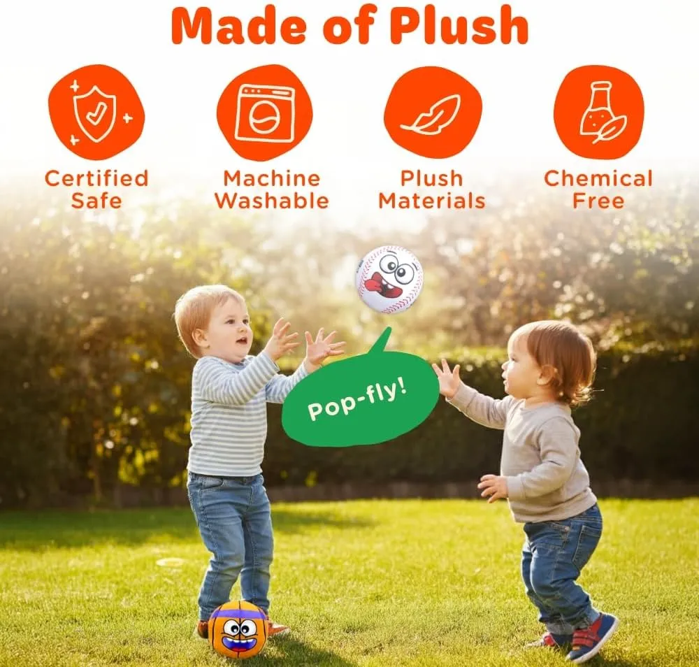 Move2Play, Hilariously Interactive Toy with Music & Sound Effects | Birthday Gift for Boy & Girl | Ball for Toddler & Baby | Indoor/Outdoor | 1, 2, 3  Year Old