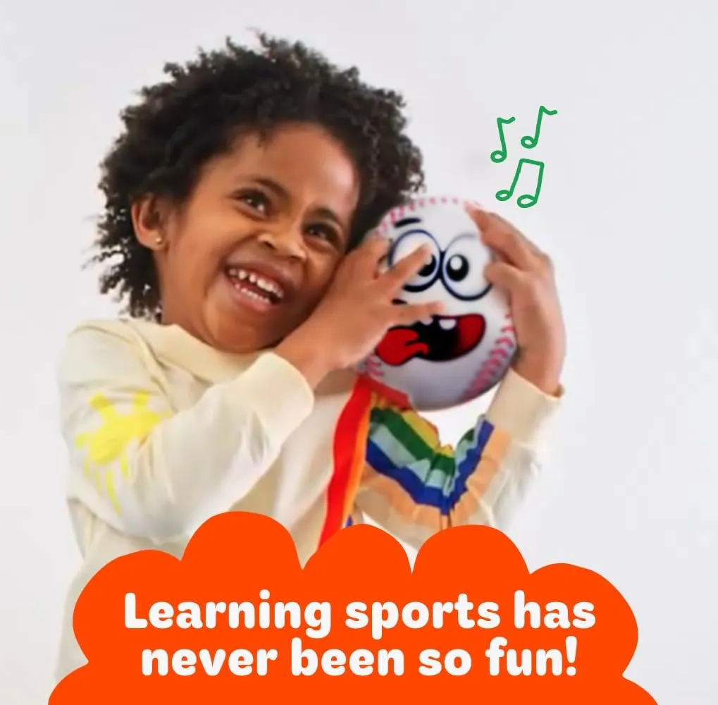 Move2Play, Hilariously Interactive Toy with Music & Sound Effects | Birthday Gift for Boy & Girl | Ball for Toddler & Baby | Indoor/Outdoor | 1, 2, 3  Year Old