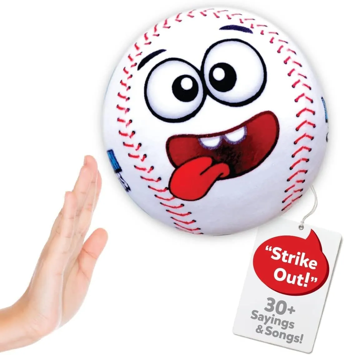 Move2Play, Hilariously Interactive Toy with Music & Sound Effects | Birthday Gift for Boy & Girl | Ball for Toddler & Baby | Indoor/Outdoor | 1, 2, 3  Year Old