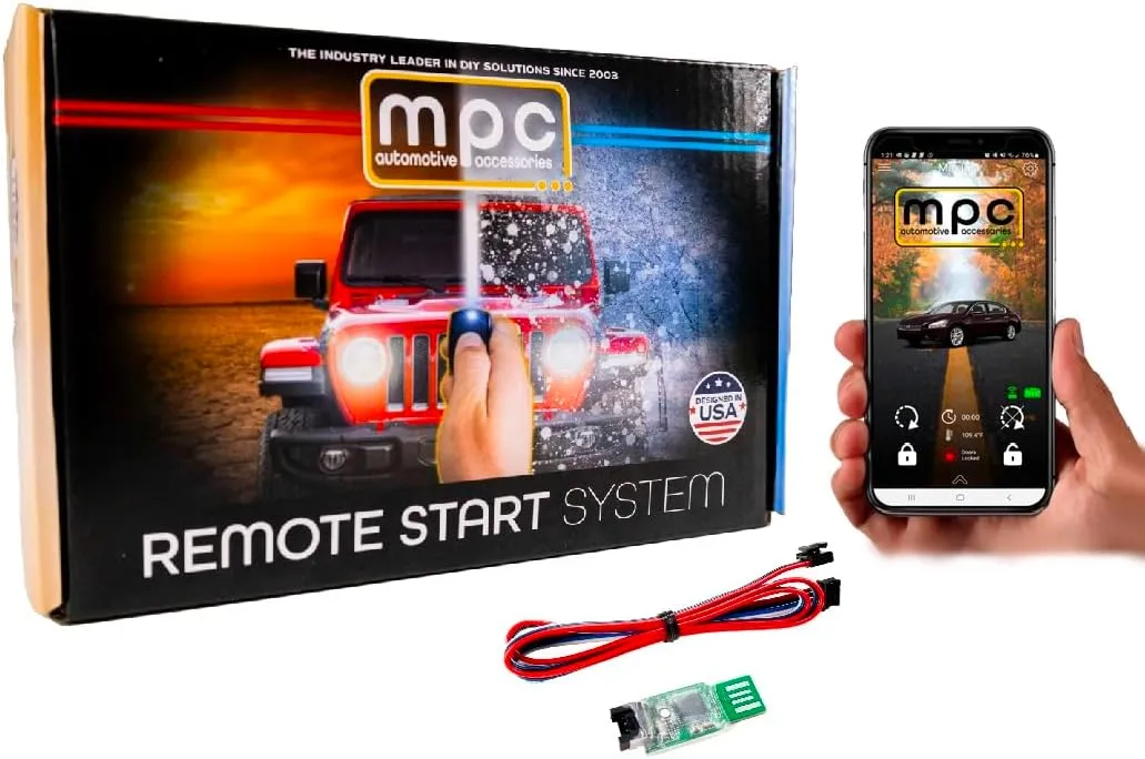 MPC MyCar Control App for MPC Remote Start Kit Using Your Smart Phone - Includes FlashLink Updater - Continental U.S. ONLY