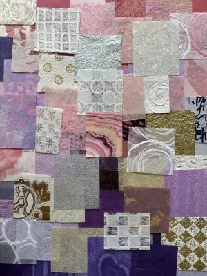 Mulberry Paper Scrap Pack Forever Valentine's Edition (100 Unique Pieces) | Premium Decorative Paper for Scrapbooking, Card Making, Collage, Mixed Media Crafts, and DIY Projects