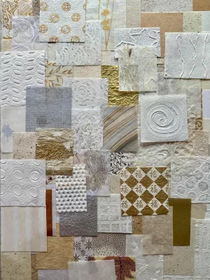 Mulberry Paper Scrap Pack Golden Harvest Edition (100 Unique Pieces) | Premium Decorative Paper for Scrapbooking, Card Making, Collage, Mixed Media Crafts, and DIY Projects