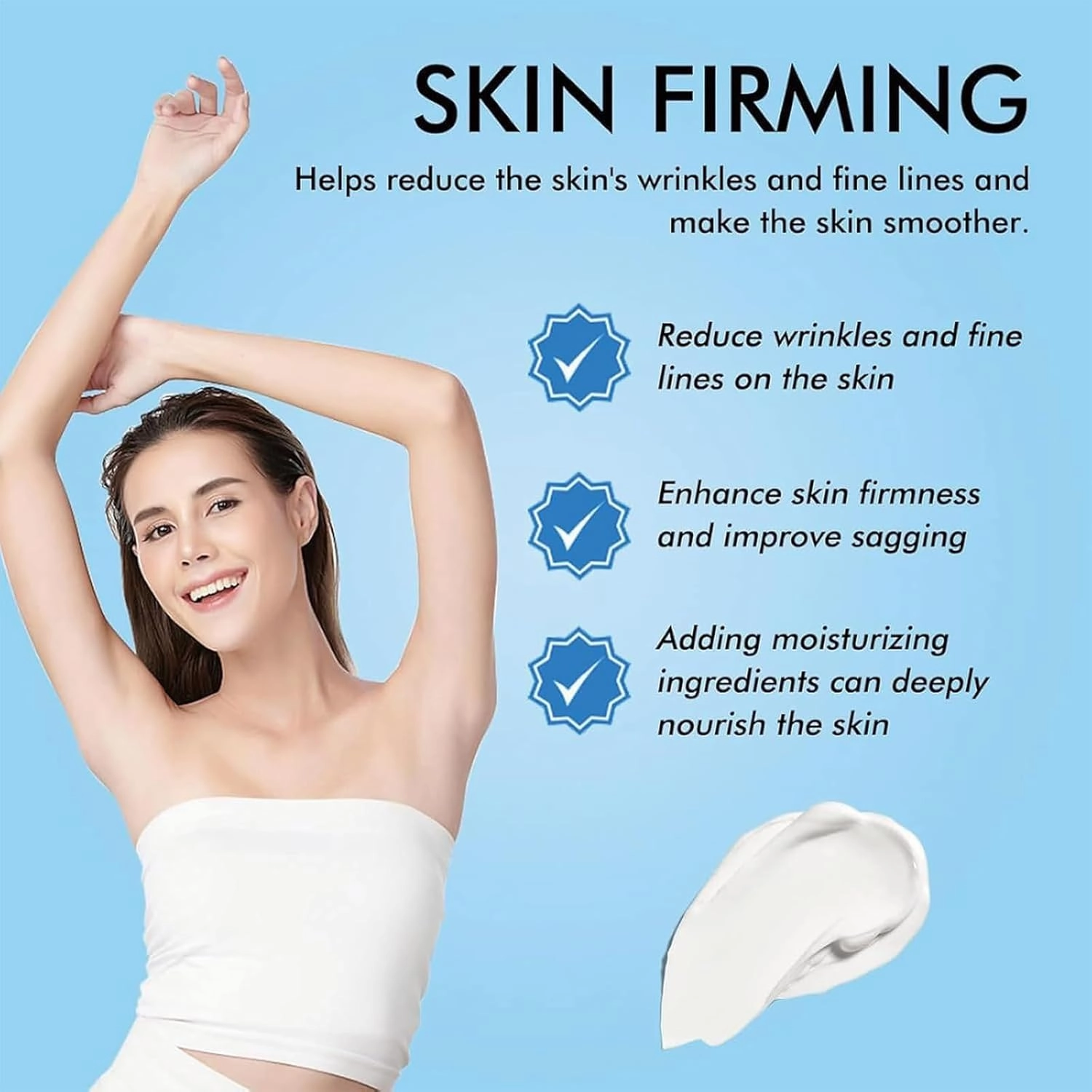 Multi Effect Body Massage Cream,Beauty Figure Massage Cream,Skin Firming Body Moisturizing Cream,Fast-Absorbing, Non-Greasy (3)
