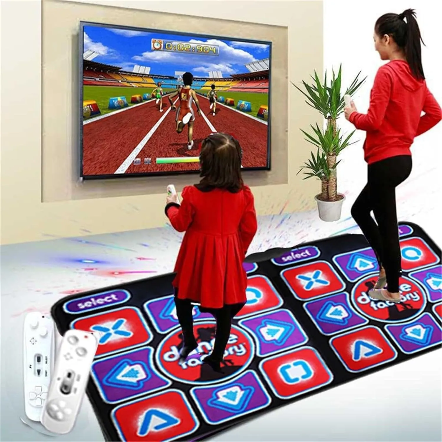 Music Dance Mat for TV Computer Electronic Dance Mats Dancing Games for Kid Exercise Dancing Mats Interactive Music Dance Step Pad in 100 Music 60 Sensory Game Floor Mat Game Gift for Christmas