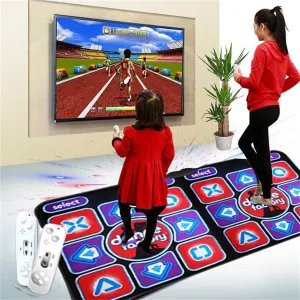 Music Dance Mat for TV Computer Electronic Dance Mats Dancing Games for Kid Exercise Dancing Mats Interactive Music Dance Step Pad in 100 Music 60 Sensory Game Floor Mat Game Gift for Christmas